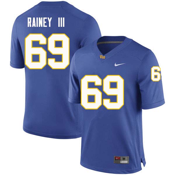 Men #69 Kenny Rainey III Pittsburgh Panthers College Football Jerseys Sale-Royal